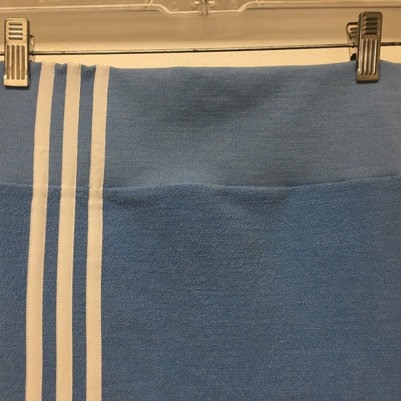 NWT Ivy Park x Adidas Light Blue 3 Stripes Terry Tight Legging - Picture 5 of 11